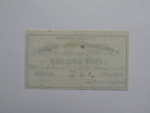 Load image into Gallery viewer, $4 1861 Confederate Bond Coupon Certificate Currency Bank Note Bill UNC