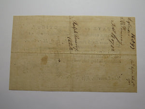 1782 Connecticut Pay Table Office Colonial Currency Note Bill! Wadsworth/Moseley