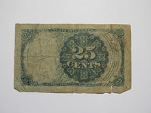 Load image into Gallery viewer, 1874 $.25 Fifth Issue Fractional Currency Obsolete Bank Note Bill 5th About Good