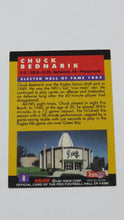 Load image into Gallery viewer, 1991 Chuck Bednarik Philadelphia Eagles Enor Hall of Fame Football Signed Card