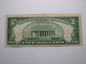 $5 1929 Blossburg Pennsylvania PA National Currency Bank Note Bill Ch. #13381 VF