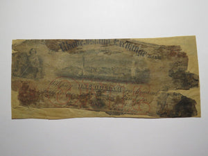 $1 1865 Toms River New Jersey NJ Obsolete Currency Bank Note Bill Ocean County