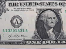 Load image into Gallery viewer, $1 2021 Minor Wet Ink Transfer Error Federal Reserve Bank Note Bill UNC++