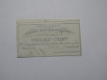 Load image into Gallery viewer, $20 1861 Confederate Bond Coupon Certificate Currency Bank Note Bill UNC