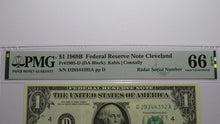 Load image into Gallery viewer, 2 $1 1969 &amp; 2003 Matching Radar Serial Numbers Federal Reserve Bank Note Bills