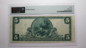 $5 1902 Hicksville New York NY National Currency Bank Note Bill #11087 VF30 PMG