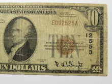 Load image into Gallery viewer, $10 1929 New York City NY National Currency Bank Note Bill #12553 Grace National