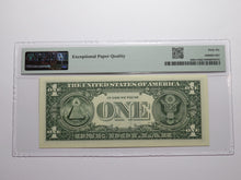 Load image into Gallery viewer, $1 2017 Radar Serial Number Federal Reserve Currency Bank Note Bill PMG UNC66EPQ