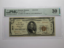 Load image into Gallery viewer, $5 1929 Horton Kansas KS National Currency Bank Note Bill Ch. #3810 VF30