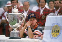 Load image into Gallery viewer, 1989 Payne Stewart PGA Championship Match Used Worn Chicago Bears Golf Hat