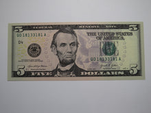 Load image into Gallery viewer, $5 2021 Radar Serial Number Federal Reserve Currency Bank Note Bill UNC++++
