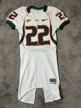 Load image into Gallery viewer, 2005 Kelly Jennings Miami Hurricanes Game Used Worn NCAA Football Jersey Seahawk