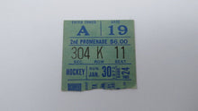 Load image into Gallery viewer, January 30, 1972 New York Rangers Vs. Minnesota North Stars Hockey Ticket Stub