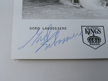 Load image into Gallery viewer, Gord Labossiere Los Angeles Kings Signed Autographed Original 7X5 Hockey Photo
