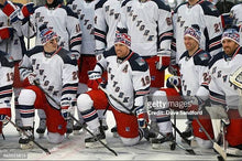Load image into Gallery viewer, 2014 Chris Kreider New York Rangers Stadium Series Game Used Worn Hockey Shell