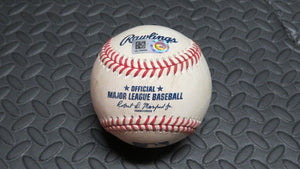2020 Jose Iglesias Baltimore Orioles Game Used RBI Single MLB Baseball! Suero!