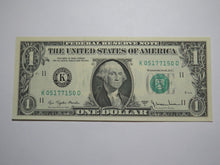 Load image into Gallery viewer, $1 1977 Radar Serial Number Federal Reserve Currency Bank Note Bill UNC 05177150