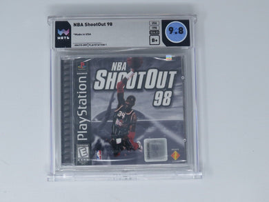 NBA Shootout '98 Sony Playstation Factory Sealed Video Game Wata Graded 9.8 1998