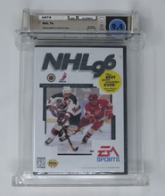 Load image into Gallery viewer, New NHL '96 Hockey Sega Genesis Factory Sealed Video Game Wata Graded 9.4 A