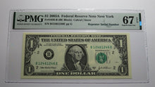 Load image into Gallery viewer, $1 2003 Repeater Serial Number Federal Reserve Currency Bank Note Bill PMG UNC67