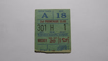 Load image into Gallery viewer, October 20, 1968 New York Rangers Vs. Kings Hockey Ticket Stub Goyette Hat Trick