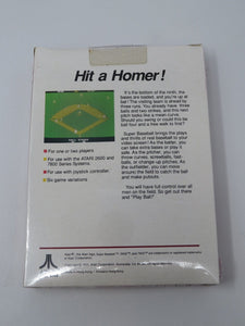 Unopened Super Baseball Atari 2600 Sealed Video Game Wata Near Mint Condition!
