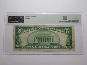 $5 1929 Calistoga California National Currency Bank Note Bill Ch. #9551 F15 PMG