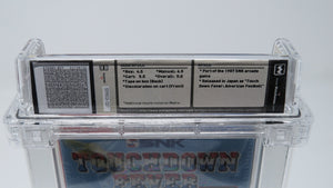 Touchdown Fever Football Nintendo NES CIB Video Game Wata Graded! Complete Game!