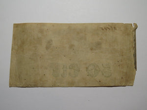 $.50 1863 Montgomery Alabama AL Obsolete Currency Bank Note Bill State of AL