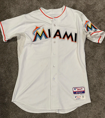 2015 Andre Rienzo Miami Marlins Game Used Worn MLB Baseball Jersey! Brazil