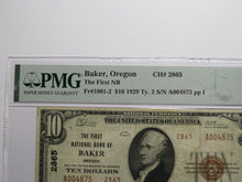 Load image into Gallery viewer, $20 1929 Baker City Oregon OR National Currency Bank Note Bill Ch #2865 VF30 PMG