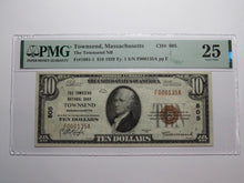 Load image into Gallery viewer, $10 1929 Townsend Massachusetts National Currency Bank Note Bill Ch. #805 VF25