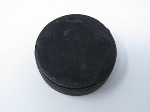 Vintage Les Aigles Noirs Berthier Minor Game Used Hockey Puck