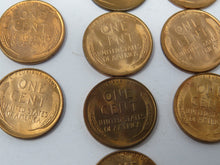 Load image into Gallery viewer, 1945-P Brilliant Uncirculated Wheat Cent Penny Partial Roll 25+ Uncirculated BU