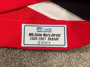 2006-07 Patrick Eaves Ottawa Senators Game Used Worn NHL Hockey Jersey! MeiGray