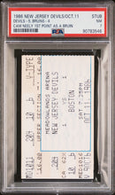 Load image into Gallery viewer, 10/11/86 Boston Bruins New Jersey Devils Hockey Ticket Stub Cam Neely 1st Point