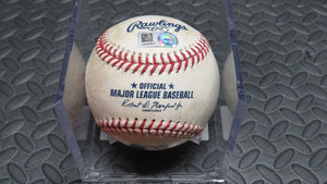 2018 Ivan Nova Pittsburgh Pirates Strikeout Game Used MLB Baseball! Severino K
