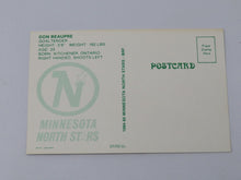 Load image into Gallery viewer, Don Beaupre Minnesota North Stars Signed Autographed Original NHL 5X3 Photo