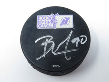Load image into Gallery viewer, Jesper Boqvist Autographed Signed New Jersey Devils Hockey Fights Cancer Puck
