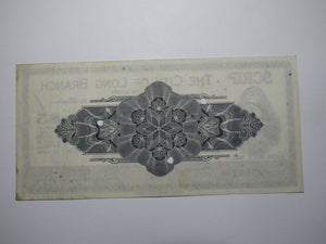 $5 1934 Long Branch New Jersey NJ Obsolete Currency Bank Note Scrip City of LB