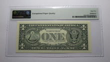 Load image into Gallery viewer, $1 1988 Radar Serial Number Federal Reserve Currency Bank Note Bill PMG UNC65EPQ