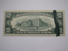 Load image into Gallery viewer, $10 1969 Large Ink Smear on Back Error Federal Reserve Bank Note Bill UNC++
