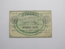 Load image into Gallery viewer, $.05 1862 Provincetown Massachusetts Obsolete Currency Bank Note Bill Conant&#39;s