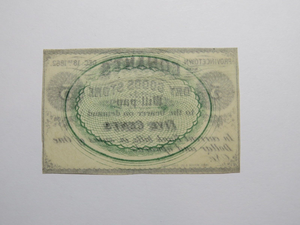 $.05 1862 Provincetown Massachusetts Obsolete Currency Bank Note Bill Conant's