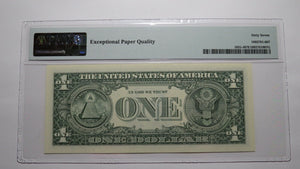 $1 2003A Repeater Serial Number Federal Reserve Currency Bank Note Bill UNC67EPQ