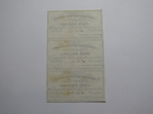 Load image into Gallery viewer, $4 1861 Confederate Bond Coupon Certificate Uncut Sheet Currency Bank Note Bill