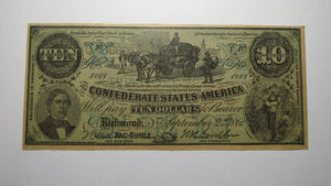 1861 Confederate Currency Facsimile Political Advertising Note For J.D. McBride