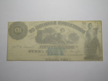 Load image into Gallery viewer, $10 1862 Bordentown New Jersey NJ Obsolete Currency Bank Note Bill Remainder