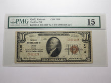 Load image into Gallery viewer, $10 1929 Goff Kansas KS National Currency Bank Note Bill Ch. #7416 F15 PMG