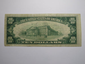 $10 1929 San Francisco Mini Radar National Currency Federal Reserve Bank Note
